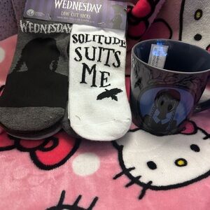 adidas Black and White Graphic Low Cut Socks